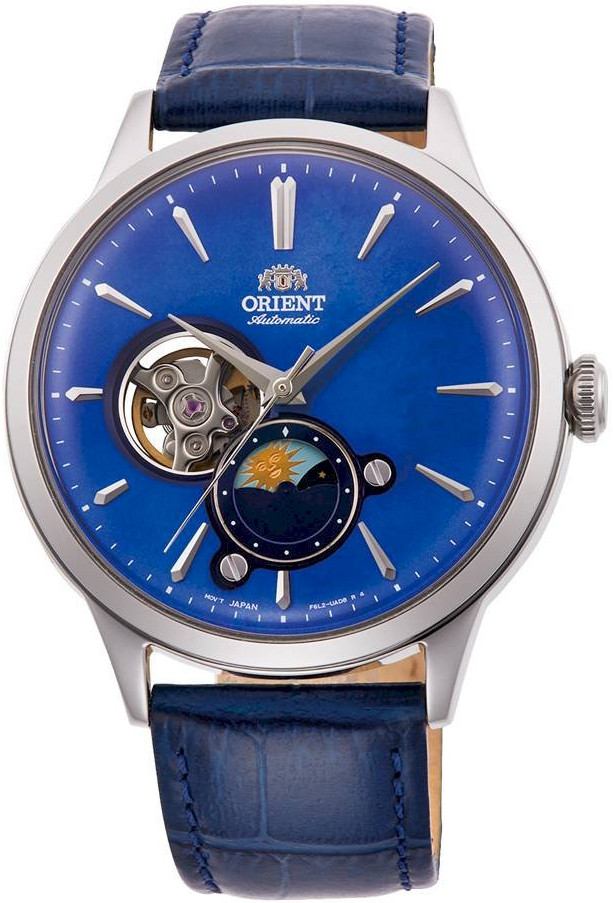 Orient Classic Sun and Moon Open Heart Automatic RA-AS0103A10B